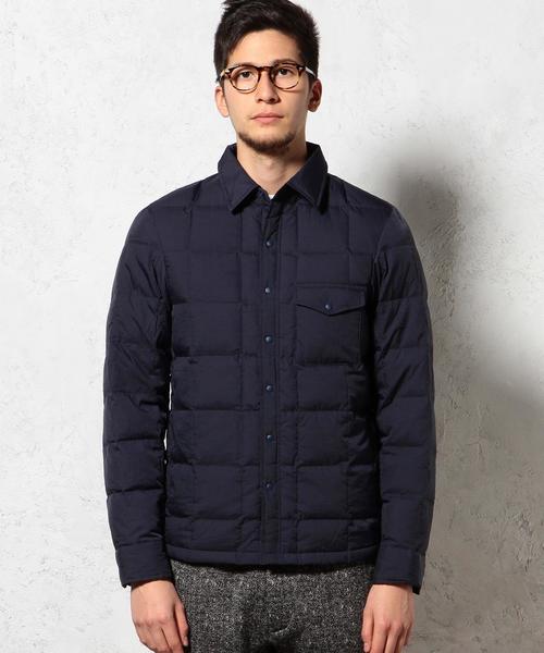 green label relaxing（グリーンレーベルリラクシング）の「WRINKLES インナーダウン CPO ◆（ダウンジャケット/コート・メンズ・ブラック/ネイビー・MEDIUM/SMALL/LARGE）」の9枚目の写真