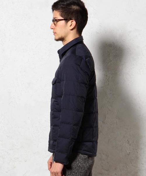 green label relaxing（グリーンレーベルリラクシング）の「WRINKLES インナーダウン CPO ◆（ダウンジャケット/コート・メンズ・ブラック/ネイビー・MEDIUM/SMALL/LARGE）」の10枚目の写真