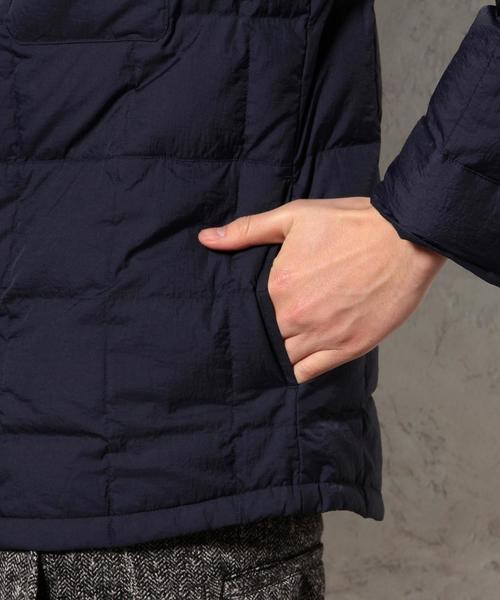green label relaxing（グリーンレーベルリラクシング）の「WRINKLES インナーダウン CPO ◆（ダウンジャケット/コート・メンズ・ブラック/ネイビー・MEDIUM/SMALL/LARGE）」の13枚目の写真