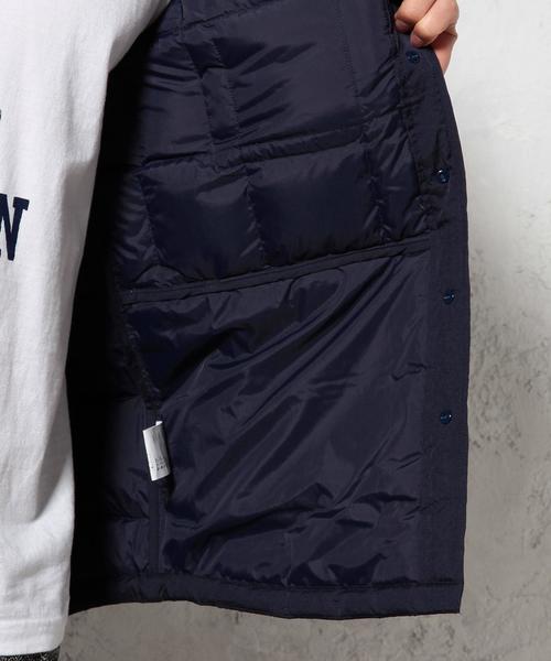green label relaxing（グリーンレーベルリラクシング）の「WRINKLES インナーダウン CPO ◆（ダウンジャケット/コート・メンズ・ブラック/ネイビー・MEDIUM/SMALL/LARGE）」の3枚目の写真