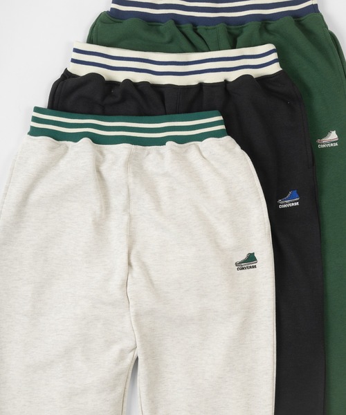 CONVERSE(コンバース)の「【CONVERSE/コンバース】カレッジロゴ & オールスター リブライン スウェット パンツ(スウェットパンツ・レディース・ブラック/オフホワイト/グリーン/ホワイト系その他/ブラック系その他/グリーン系その他・M/L/XL)」の16枚目の写真