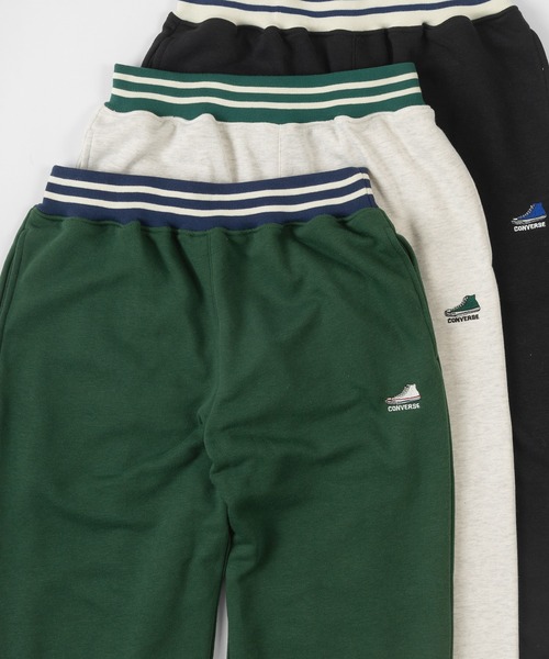CONVERSE(コンバース)の「【CONVERSE/コンバース】カレッジロゴ & オールスター リブライン スウェット パンツ(スウェットパンツ・レディース・ブラック/オフホワイト/グリーン/ホワイト系その他/ブラック系その他/グリーン系その他・M/L/XL)」の18枚目の写真