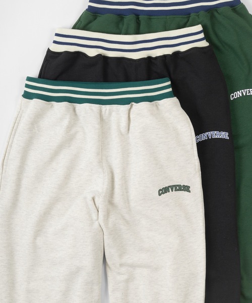 CONVERSE(コンバース)の「【CONVERSE/コンバース】カレッジロゴ & オールスター リブライン スウェット パンツ(スウェットパンツ・レディース・ブラック/オフホワイト/グリーン/ホワイト系その他/ブラック系その他/グリーン系その他・M/L/XL)」の20枚目の写真
