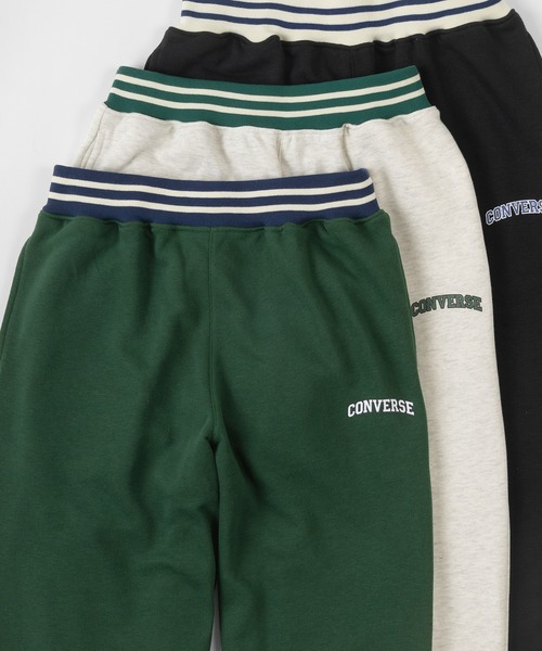 CONVERSE(コンバース)の「【CONVERSE/コンバース】カレッジロゴ & オールスター リブライン スウェット パンツ(スウェットパンツ・レディース・ブラック/オフホワイト/グリーン/ホワイト系その他/ブラック系その他/グリーン系その他・M/L/XL)」の22枚目の写真