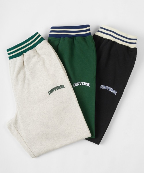 CONVERSE(コンバース)の「【CONVERSE/コンバース】カレッジロゴ & オールスター リブライン スウェット パンツ(スウェットパンツ・レディース・ブラック/オフホワイト/グリーン/ホワイト系その他/ブラック系その他/グリーン系その他・M/L/XL)」の10枚目の写真