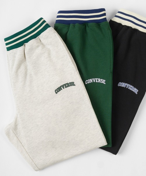 CONVERSE(コンバース)の「【CONVERSE/コンバース】カレッジロゴ & オールスター リブライン スウェット パンツ(スウェットパンツ・レディース・ブラック/オフホワイト/グリーン/ホワイト系その他/ブラック系その他/グリーン系その他・M/L/XL)」の7枚目の写真