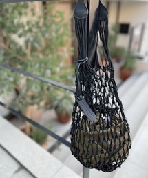 marco masi | 【MARCO MASI (マルコマージ)】レザーメッシュショルダー(ショルダーバッグ)