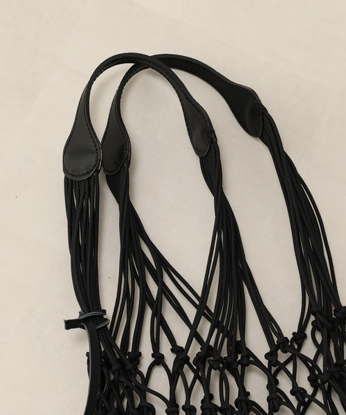 marco masi（マルコマージ）の「MARCO MASI/マルコマージ　レザーメッシュショルダー（ショルダーバッグ・レディース・ブラック・FREE）」の5枚目の写真