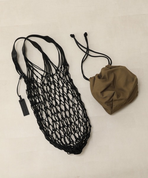 marco masi（マルコマージ）の「MARCO MASI/マルコマージ　レザーメッシュショルダー（ショルダーバッグ・レディース・ブラック・FREE）」の9枚目の写真