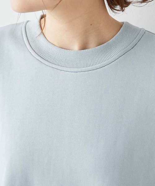 PUAL CE CIN（ピュアルセシン）の「裏毛ビッグプルオーバー（スウェット・レディース・ホワイト/グレー/ミント/イエロー・FREE）」の21枚目の写真