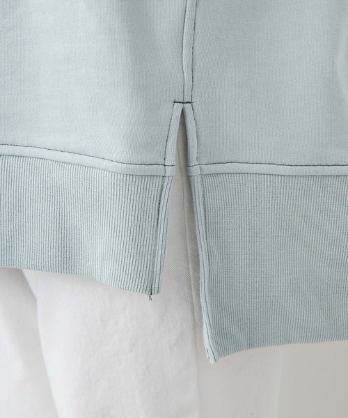 PUAL CE CIN（ピュアルセシン）の「裏毛ビッグプルオーバー（スウェット・レディース・ホワイト/グレー/ミント/イエロー・FREE）」の19枚目の写真