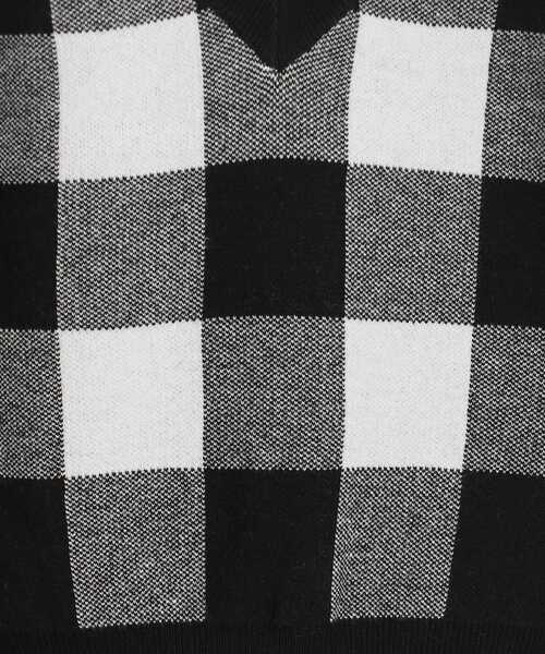 MAJESTIC LEGON（マジェスティックレゴン）の「ガーリーパターンニットベスト（ベスト・レディース・ホワイト系その他2/ブラック系その他/グリーン系その他・MEDIUM）」の4枚目の写真