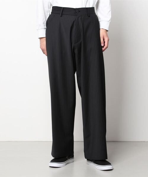 SISE(シセ)の「SISE WIDE PANTS(スラックス・メンズ・ブラック・MEDIUM)」の1枚目の写真