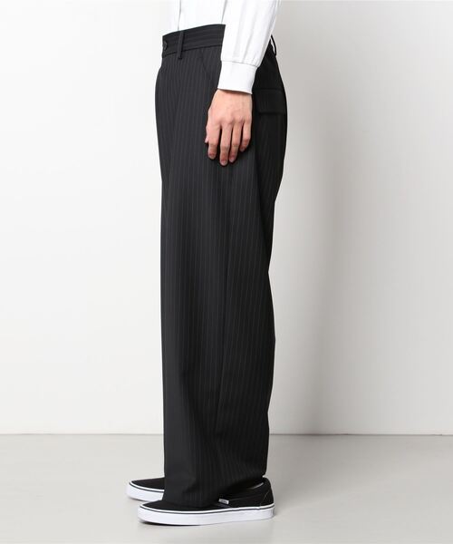 SISE(シセ)の「SISE WIDE PANTS(スラックス・メンズ・ブラック・MEDIUM)」の2枚目の写真