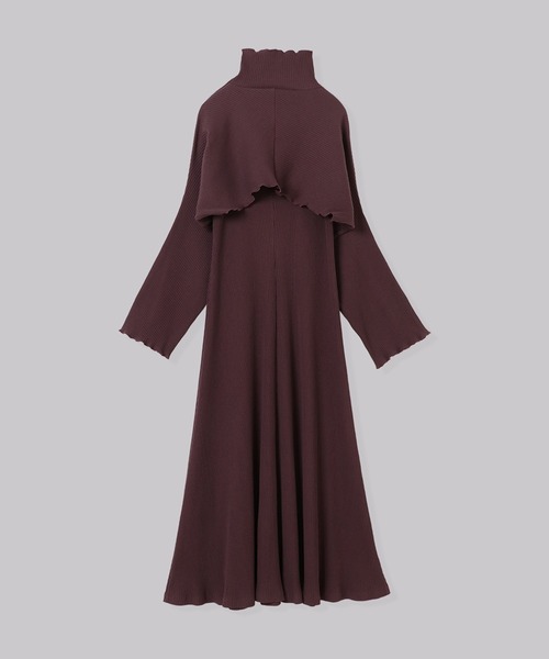 THINGS THAT MATTER（シングス ザット マター）の「THINGS THAT MATTER SET UP RIB DRESS (ARCHIVE COLLECTION)（ワンピース・レディース・ブルー/ワイン・FREE）」の20枚目の写真