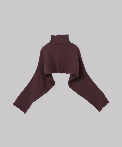 THINGS THAT MATTER（シングス ザット マター）の「THINGS THAT MATTER SET UP RIB DRESS (ARCHIVE COLLECTION)（ワンピース・レディース・ブルー/ワイン・FREE）」の18枚目の写真