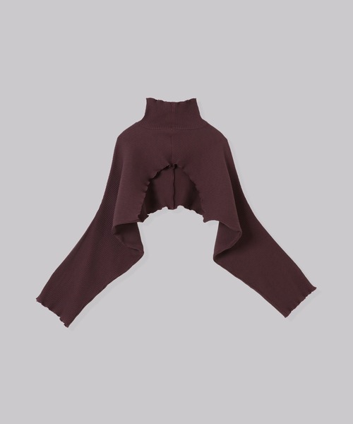 THINGS THAT MATTER（シングス ザット マター）の「THINGS THAT MATTER SET UP RIB DRESS (ARCHIVE COLLECTION)（ワンピース・レディース・ブルー/ワイン・FREE）」の17枚目の写真