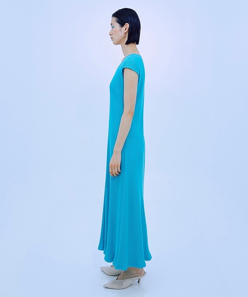 THINGS THAT MATTER（シングス ザット マター）の「THINGS THAT MATTER SET UP RIB DRESS (ARCHIVE COLLECTION)（ワンピース・レディース・ブルー/ワイン・FREE）」の8枚目の写真