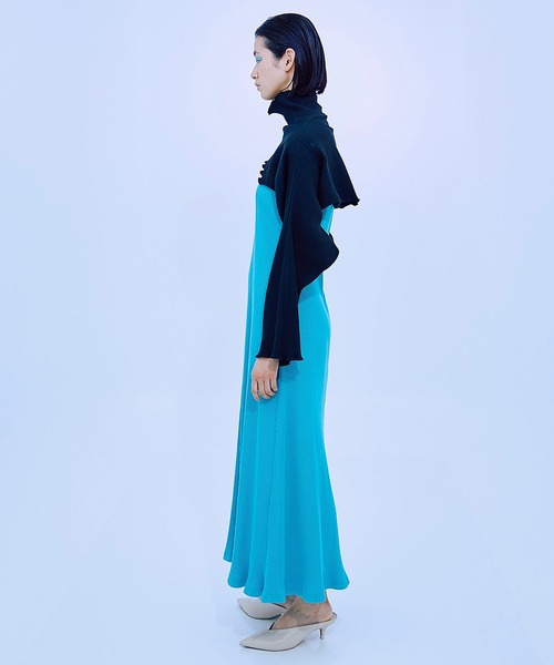 THINGS THAT MATTER（シングス ザット マター）の「THINGS THAT MATTER SET UP RIB DRESS (ARCHIVE COLLECTION)（ワンピース・レディース・ブルー/ワイン・FREE）」の10枚目の写真