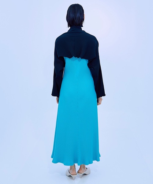 THINGS THAT MATTER（シングス ザット マター）の「THINGS THAT MATTER SET UP RIB DRESS (ARCHIVE COLLECTION)（ワンピース・レディース・ブルー/ワイン・FREE）」の11枚目の写真