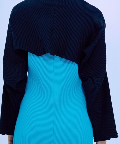 THINGS THAT MATTER（シングス ザット マター）の「THINGS THAT MATTER SET UP RIB DRESS (ARCHIVE COLLECTION)（ワンピース・レディース・ブルー/ワイン・FREE）」の15枚目の写真