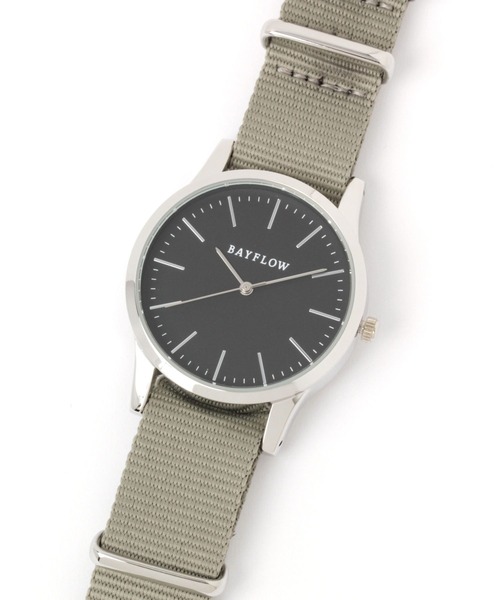 BAYFLOW（ベイフロー）の「スルーベルトウォッチ（アナログ腕時計・レディース・ブラック/ベージュ/ネイビー/グレー・LARGE）」の17枚目の写真
