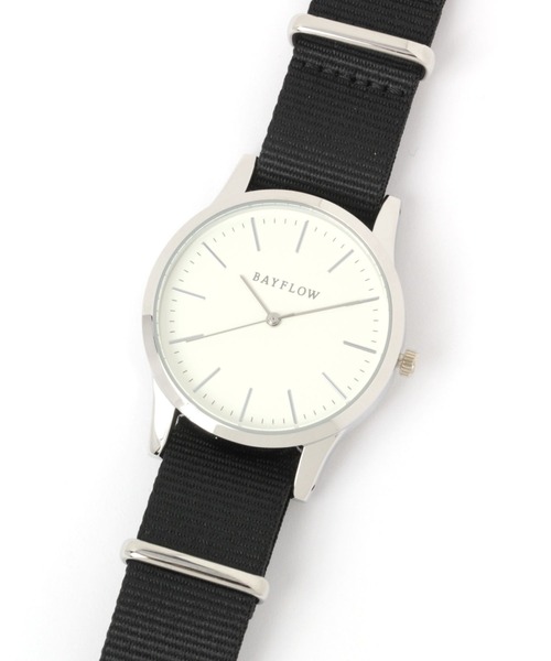 BAYFLOW（ベイフロー）の「スルーベルトウォッチ（アナログ腕時計・レディース・ブラック/ベージュ/ネイビー/グレー・LARGE）」の16枚目の写真