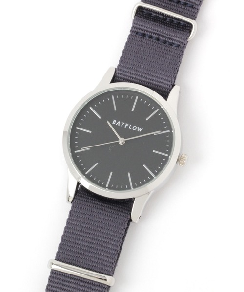BAYFLOW（ベイフロー）の「スルーベルトウォッチ（アナログ腕時計・レディース・ブラック/ベージュ/ネイビー/グレー・LARGE）」の15枚目の写真