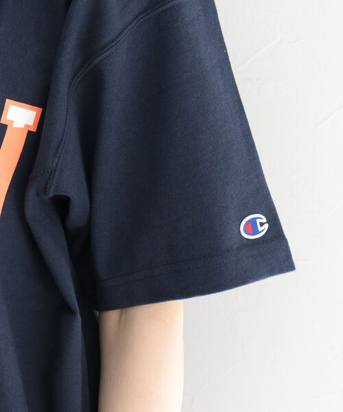 Champion（チャンピオン）の「【Champion/チャンピオン】REVERSE WEAVE college T　カレッジロゴT（Tシャツ/カットソー・レディース・ブラック/ネイビー/アイボリー・MEDIUM）」の20枚目の写真