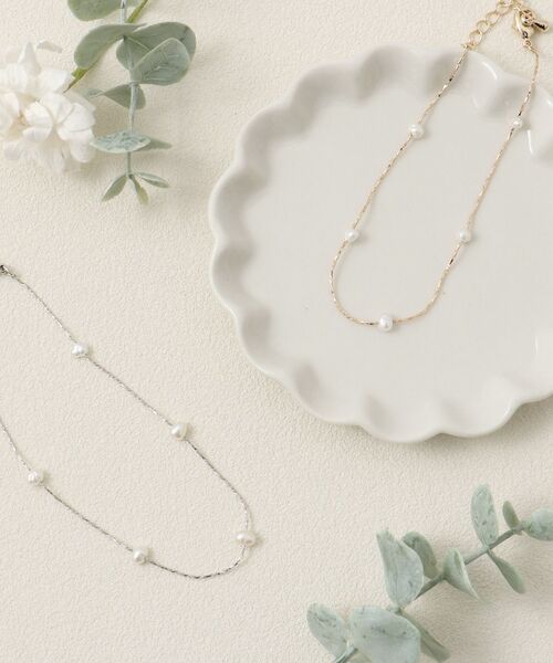 MAJESTIC LEGON(マジェスティックレゴン)の「レディ繊細ブレスレット(ブレスレット・レディース・シルバー/ゴールド・FREE)」の2枚目の写真