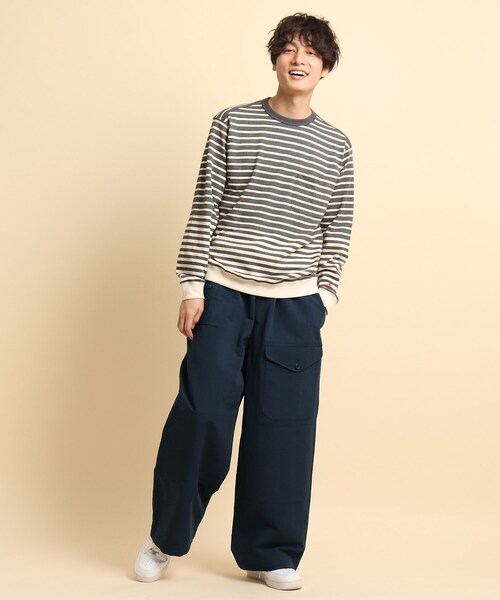 40ct&525(フォーティーカラッツアンドゴーニーゴ)の「ミリタリー オーバーパンツ(その他パンツ・メンズ・ネイビー/グレー・03/02)」の3枚目の写真