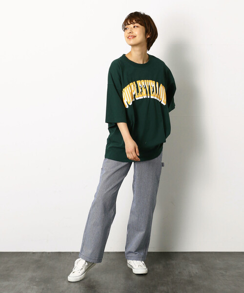 Purple&Yellow（パープルアンドイエロー）の「ヒッコリーペインターパンツ（その他パンツ・メンズ・アイボリー/ネイビー・LARGE/SMALL/MEDIUM/X-LARGE/X-SMALL）」の7枚目の写真