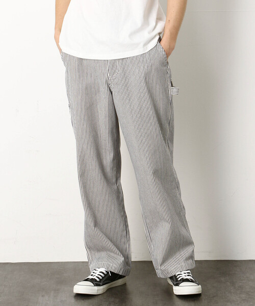 Purple&Yellow（パープルアンドイエロー）の「ヒッコリーペインターパンツ（その他パンツ・メンズ・アイボリー/ネイビー・LARGE/SMALL/MEDIUM/X-LARGE/X-SMALL）」の11枚目の写真