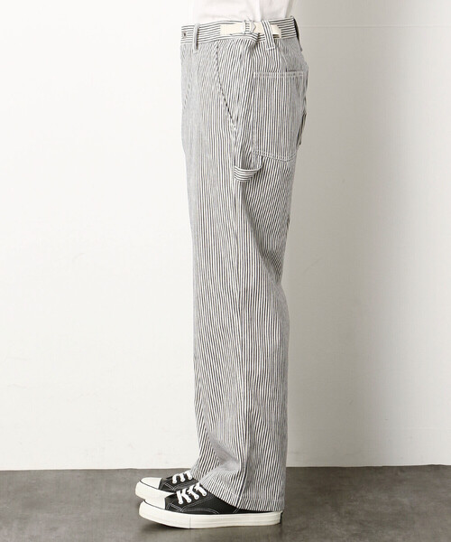 Purple&Yellow（パープルアンドイエロー）の「ヒッコリーペインターパンツ（その他パンツ・メンズ・アイボリー/ネイビー・LARGE/SMALL/MEDIUM/X-LARGE/X-SMALL）」の12枚目の写真