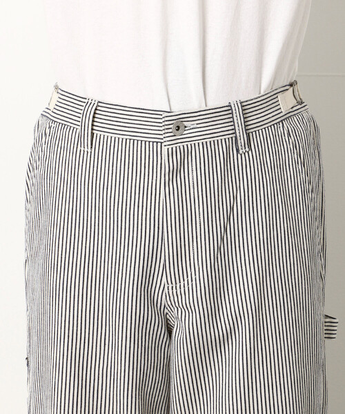 Purple&Yellow（パープルアンドイエロー）の「ヒッコリーペインターパンツ（その他パンツ・メンズ・アイボリー/ネイビー・LARGE/SMALL/MEDIUM/X-LARGE/X-SMALL）」の14枚目の写真