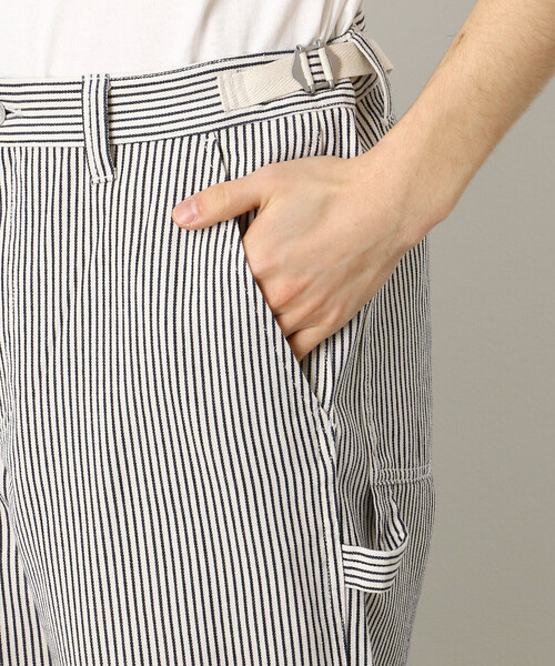 Purple&Yellow（パープルアンドイエロー）の「ヒッコリーペインターパンツ（その他パンツ・メンズ・アイボリー/ネイビー・LARGE/SMALL/MEDIUM/X-LARGE/X-SMALL）」の15枚目の写真