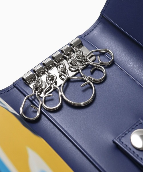 LANVIN en Bleu（ランバンオンブルー）の「【LANVIN en Bleu/ランバン オン ブルー】ネビュラ小物 カード・キーケース（キーケース/キーアクセサリー・メンズ・ブラック/ホワイト/ブルー・FREE）」の13枚目の写真