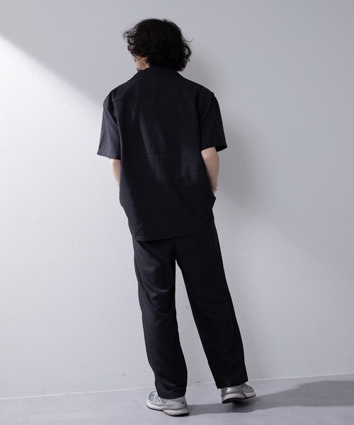 CIAOPANIC TYPY（チャオパニックティピー）の「【セットアップ対応】テックリネンタックワイドイージパンツ（スラックス・メンズ・ブラック/ブラウン・M/L）」の14枚目の写真