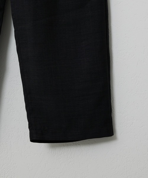 CIAOPANIC TYPY（チャオパニックティピー）の「【セットアップ対応】テックリネンタックワイドイージパンツ（スラックス・メンズ・ブラック/ブラウン・M/L）」の17枚目の写真