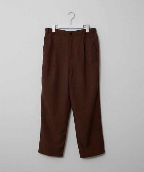 CIAOPANIC TYPY（チャオパニックティピー）の「【セットアップ対応】テックリネンタックワイドイージパンツ（スラックス・メンズ・ブラック/ブラウン・M/L）」の22枚目の写真