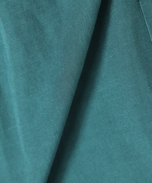 IENA LA BOUCLE（イエナラブークル）の「IENA LA BOUCLE V/L ラッフルオールインワン（つなぎ/オールインワン・レディース・グリーン/チャコールグレー・FREE）」の4枚目の写真