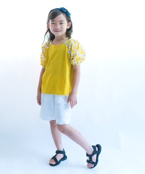 lulpini（ルルピー二）の「kids ゴールドボタンスカラップパンツ（その他パンツ・キッズ・オフホワイト/ピンク・S/M/L）」の18枚目の写真