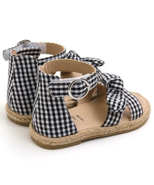 apres les cours(アプレレクール)の「クロスリボンサンダル(サンダル・キッズ・チェック/ラベンダー/インディゴブルー・16/19/15 /17/18/14)」の13枚目の写真