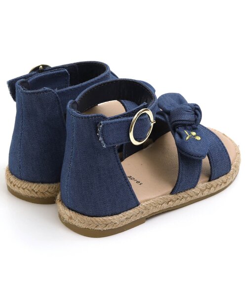 apres les cours(アプレレクール)の「クロスリボンサンダル(サンダル・キッズ・チェック/ラベンダー/インディゴブルー・16/19/15 /17/18/14)」の14枚目の写真