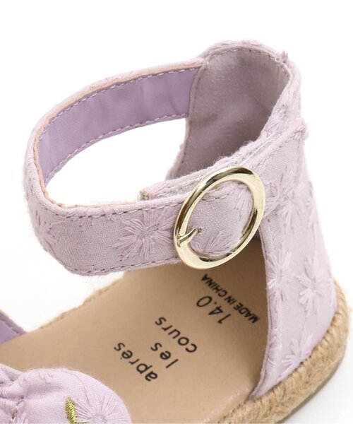 apres les cours(アプレレクール)の「クロスリボンサンダル(サンダル・キッズ・チェック/ラベンダー/インディゴブルー・16/19/15 /17/18/14)」の16枚目の写真