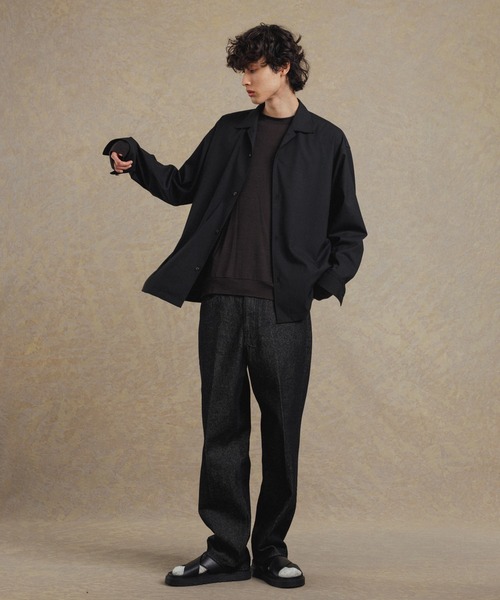 ADAM ET ROPE'(アダムエロペ)の「ウール天竺 クルーネック プルオーバー/イージーケア(ニット/セーター・メンズ・スミクロ/ブルー系その他4/オレンジ/ピンク系その他2/ブルー系その他5・L/M)」の7枚目の写真