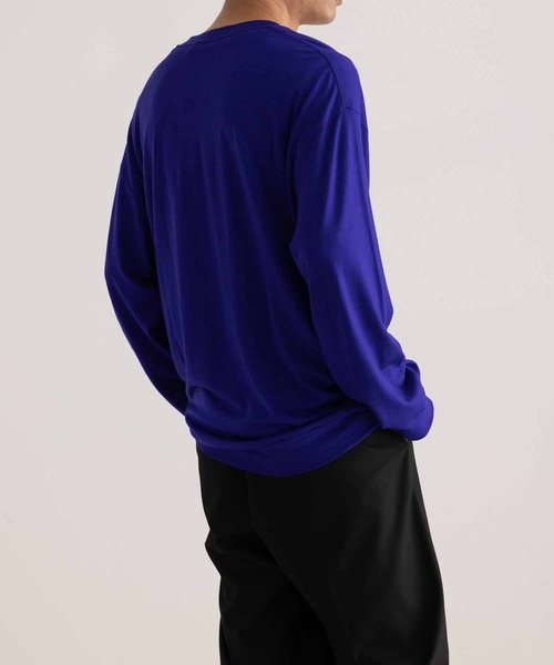 ADAM ET ROPE'(アダムエロペ)の「ウール天竺 クルーネック プルオーバー/イージーケア(ニット/セーター・メンズ・スミクロ/ブルー系その他4/オレンジ/ピンク系その他2/ブルー系その他5・L/M)」の21枚目の写真