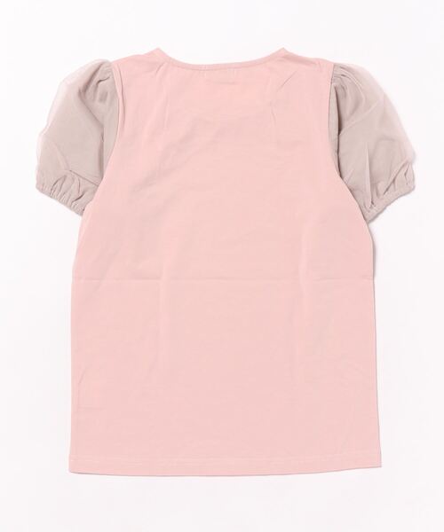 panpantutu(パンパンチュチュ)の「おすましカラーパフスリーブトップ(140・150cm)(Tシャツ/カットソー・キッズ・スモークピンク/ラベンダー/ミント・140cm/150cm)」の12枚目の写真