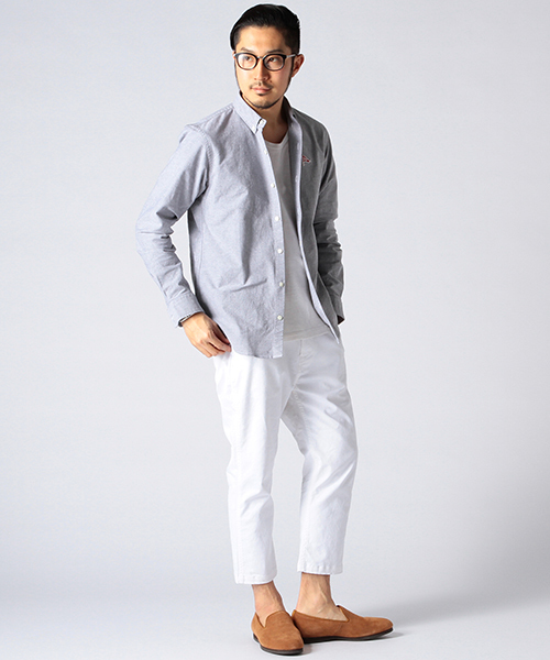 BEAMS（ビームス）の「BEAMS / ストレッチテーパード 7/10 チノ