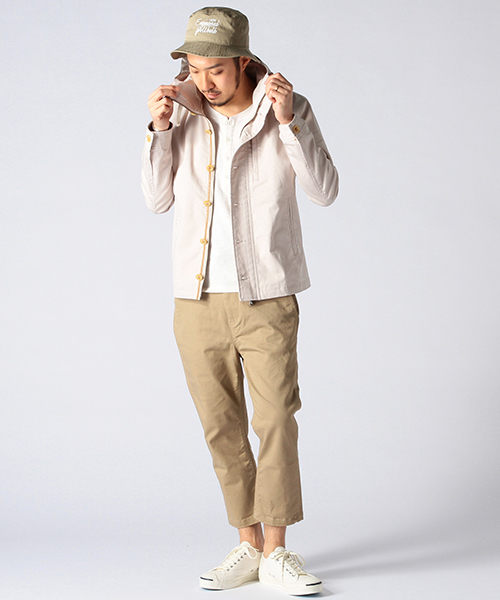 BEAMS（ビームス）の「BEAMS / ストレッチテーパード 7/10 チノ（その他パンツ・メンズ・ホワイト/ブラック/ベージュ/ネイビー・SMALL/MEDIUM/LARGE/X-LARGE）」の7枚目の写真